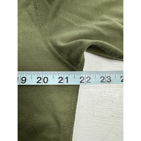 BYLT Drop Cut Shirt Men’s Large Green Short Sleeve Stretch Tee T-shirt Fitted - Picture 6 of 7